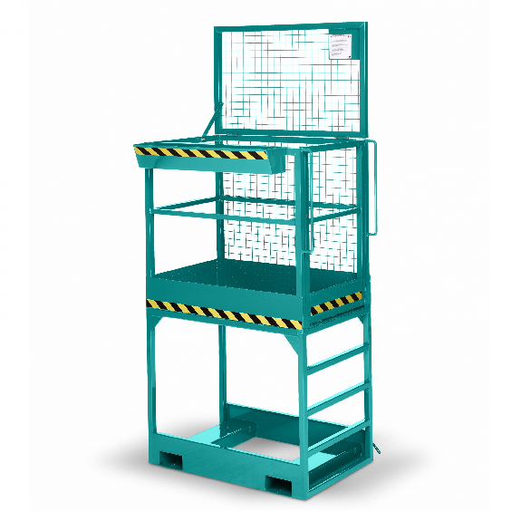 R+R Industrietechnik Arbeitskorb Typ RAK-High 1200x800x2910mm RAL 5018 Türkisblau R+R Industrietechnik Arbeitskorb Typ RAK-High 1200x800x2910mm RAL 5018 Türkisblau-Beschreibung lesen