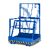 R+R Industrietechnik Arbeitskorb Typ RAK-Compact 1200x1080x1910mm RAL5010 Enzianblau R+R Industrietechnik Arbeitskorb Typ RAK-Compact 1200x1080x1910mm RAL5010 Enzianblau