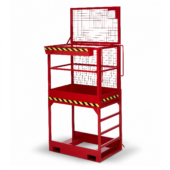 R+R Industrietechnik Arbeitskorb Typ RAK-High 1200x800x2910mm RAL 3000 Feuerrot R+R Industrietechnik Arbeitskorb Typ RAK-High 1200x800x2910mm RAL 3000 Feuerrot-Beschreibung lesen