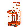 R+R Industrietechnik Arbeitskorb Typ RAK-ONE 800x800x1900mm RAL 2004 Reinorange R+R Industrietechnik Arbeitskorb Typ RAK-ONE 800x800x1900mm RAL 2004 Reinorange
