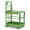 RR Industrietechnik Arbeitskorb Typ RAK-SLIM 800x800x1910mm RAL6011 Resedagrün RR Industrietechnik Arbeitskorb Typ RAK-SLIM 800x800x1910mm RAL6011 Resedagrün