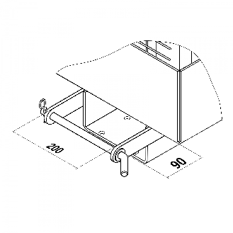 R+R Industrietechnik Arbeitskorb Typ RAK-High 1200x800x2910mm RAL 5010 Enzianblau-Beschreibung lesen