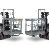 RR Industrietechnik Arbeitskorb Typ RAK-DUO 1200x800x1950mm RAL 7016 Anthrazitgrau RR Industrietechnik Arbeitskorb Typ RAK-DUO 1200x800x1950mm RAL 7016 Anthrazitgrau