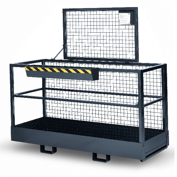 R+R Industrietechnik Arbeitskorb Typ RAK-Big 2000x800x1910mm RAL 7016 Anthrazitgrau R+R Industrietechnik Arbeitskorb Typ RAK-Big 2000x800x1910mm RAL 7016 Anthrazitgrau-Beschreibung lesen