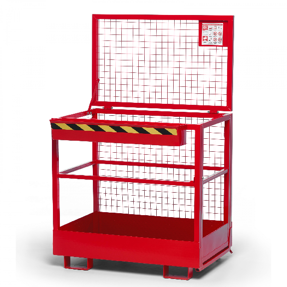 R+R Industrietechnik Arbeitskorb Typ RAK 1200x800x1910mm RAL3000 Feuerrot R+R Industrietechnik Arbeitskorb Typ RAK 1200x800x1910mm RAL3000 Feuerrot-Beschreibung lesen