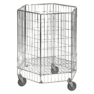 Kongamek Gitterwagen 700x700x900mm mit 60kg Tragkraft und Gummibereifung Ø100mm-Beschreibung lesen