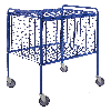 Kongamek Gitterwagen 800x600x915mm in blau mit 100kg Tragkraft und Gummibereifung Ø125mm Kongamek Gitterwagen 800x600x915mm in blau mit 100kg Tragkraft und Gummibereifung Ø125mm