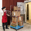 Kongamek Rollcontainer verzinkt 725x810x1800mm mit Kunststoffboden und 3 Gitterwänden Kongamek Rollcontainer verzinkt 725x810x1800mm mit Kunststoffboden und 3 Gitterwänden