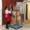 Kongamek Rollcontainer verzinkt 725x810x1800mm mit Kunststoffboden und 3 Gitterwänden Kongamek Rollcontainer verzinkt 725x810x1800mm mit Kunststoffboden und 3 Gitterwänden