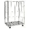 Kongamek Rollcontainer verzinkt 1200x800x1800mm mit 3 Gitterwänden mit Bremse