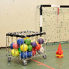 Kongamek Gitterwagen, offen 830x630x735mm mit Stoßschutz Gummi Ø100mm mit Bremse Kongamek Gitterwagen, offen 830x630x735mm mit Stoßschutz Gummi Ø100mm mit Bremse