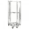 Kongamek Rollcontainer verzinkt 800x730x1910mm stapelbar mit Gitterboden und 2 Gitterwänden mit Bremse Kongamek Rollcontainer verzinkt 800x730x1910mm stapelbar mit Gitterboden und 2 Gitterwänden mit Bremse