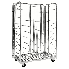 Kongamek Gitterwagen 1150x665x1790mm verzinkt mit Gitterboden und 3 Gitterwänden ohne Bremse