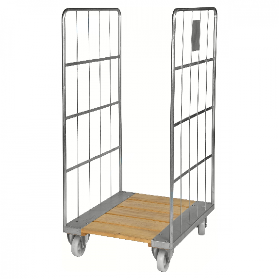 Kongamek Rollcontainer verzinkt 800x710x1600mm mit Holzboden und 2 Gitterwänden 100x380mm ohne Bremse Kongamek Rollcontainer verzinkt 800x710x1600mm mit Holzboden und 2 Gitterwänden 100x380mm ohne Bremse-Beschreibung lesen