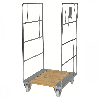 Kongamek Rollcontainer verzinkt 800x710x1600mm mit Holzboden und 2 Gitterwänden 100x380mm ohne Bremse Kongamek Rollcontainer verzinkt 800x710x1600mm mit Holzboden und 2 Gitterwänden 100x380mm ohne Bremse