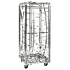 Kongamek Sicherheitscontainer 720x830x1840mm verzinkt mit Gitterboden, 4 Gitterwänden und Tür ohne Bremse