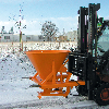 Hydraulischer Streuer lackiert gelborange
