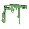 Traverse für Stapelkipper BST-H 90, lackiert, Resedagrün Traverse für Stapelkipper BST-H 90, lackiert, Resedagrün