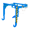 Traverse für Stapelkipper BST 30, lackiert, Lichtblau Traverse für Stapelkipper BST 30, lackiert, Lichtblau