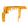 Traverse für Stapelkipper BST-H 150 lackiert Gelborange Traverse für Stapelkipper BST-H 150 lackiert Gelborange