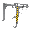 Traverse für Stapelkipper BST 30, lackiert, Mausgrau Traverse für Stapelkipper BST 30, lackiert, Mausgrau