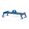 Gitterboxtraverse Typ RGT 610x1240mm RAL 5010 Enzianblau