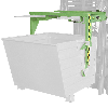 Traverse für Stapelkipper BST 55 lackiert Resedagrün Traverse für Stapelkipper BST 55 lackiert Resedagrün