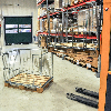Kongamek Palettencontainer verzinkt 420mm hoch geschlossen passend zu Europaletten 1200x800mm Kongamek Palettencontainer verzinkt 420mm hoch geschlossen passend zu Europaletten 1200x800mm