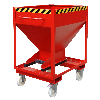 Silobehälter SRE-D 375, lackiert, Feuerrot