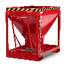 Silowagen Typ RSL 600dm³ stationär RAL 3000 Feuerrot