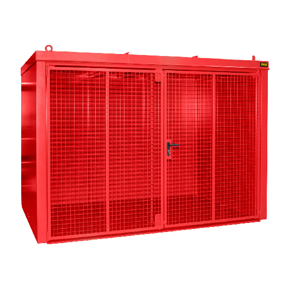 Bauer Gasflaschen-Container GFC-B M4, Feuerrot für 60x Gasflaschen Ø 230 mm Bauer Gasflaschen-Container GFC-B M4, Feuerrot für 60x Gasflaschen Ø 230 mm-Beschreibung lesen