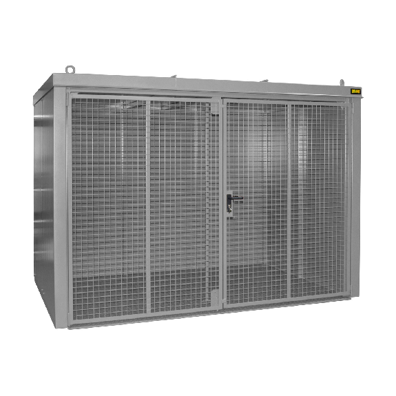 Bauer Gasflaschen-Container GFC-B M5, Mausgrau für 96x Gasflaschen Ø 230 mm Bauer Gasflaschen-Container GFC-B M5, Mausgrau für 96x Gasflaschen Ø 230 mm-Beschreibung lesen