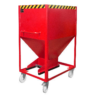 Silobehälter SR-D 600, lackiert, Feuerrot-Beschreibung lesen
