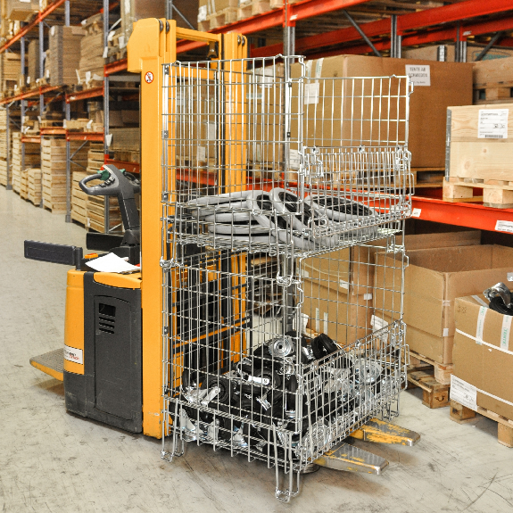 Gitterbox verzinkt 1200x1000x1180mm vorne halb zu öffnen 1000kg Tragkraft Gitterbox verzinkt 1200x1000x1180mm vorne halb zu öffnen 1000kg Tragkraft-Beschreibung lesen