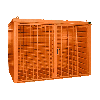 Bauer Gasflaschen-Container GFC-B M5, Gelborange für 96x Gasflaschen Ø 230 mm Bauer Gasflaschen-Container GFC-B M5, Gelborange für 96x Gasflaschen Ø 230 mm