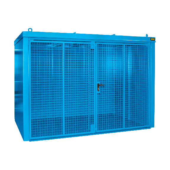 Bauer Gasflaschen-Container GFC-B M5, Lichtblau für 96x Gasflaschen Ø 230 mm Bauer Gasflaschen-Container GFC-B M5, Lichtblau für 96x Gasflaschen Ø 230 mm-Beschreibung lesen