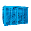 Bauer Gasflaschen-Container GFC-B M5, Lichtblau für 96x Gasflaschen Ø 230 mm Bauer Gasflaschen-Container GFC-B M5, Lichtblau für 96x Gasflaschen Ø 230 mm