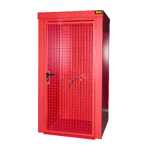 Gasflaschen-Container GFC-B M0, Feuerrot für 9x Gasflaschen Ø 230 mm Gasflaschen-Container GFC-B M0, Feuerrot für 9x Gasflaschen Ø 230 mm-Beschreibung lesen