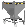 Silobehälter SR-D 375, lackiert, Mausgrau Silobehälter SR-D 375, lackiert, Mausgrau