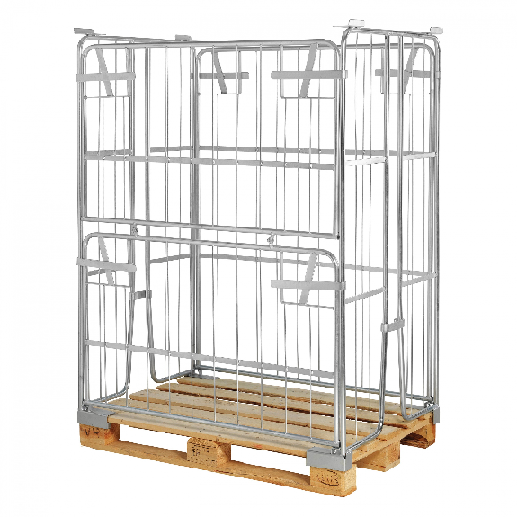 Palettencontainer verzinkt 1500 mm-Beschreibung lesen
