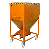 Silobehälter SR-D 600 lackiert Gelborange Silobehälter SR-D 600 lackiert Gelborange