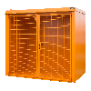 Gasflaschen-Container GFC-B M3 Gelborange für 45x Gasflaschen Ø 230 mm