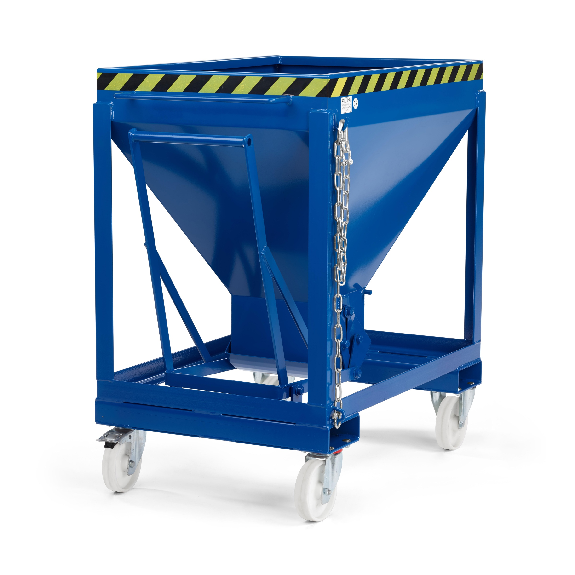 Silowagen Typ RSLF 600dm³ fahrbar RAL 5010 Enzianblau Silowagen Typ RSLF 600dm³ fahrbar RAL 5010 Enzianblau-Beschreibung lesen