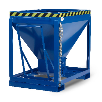 Silowagen Typ RSL 600dm³ stationär RAL 5010 Enzianblau-Beschreibung lesen