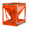 Silowagen Typ RSL 375dm³ stationär RAL 2004 Reinorange