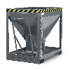 Silowagen Typ RSL 375dm³ stationär RAL 7005 Mausgrau