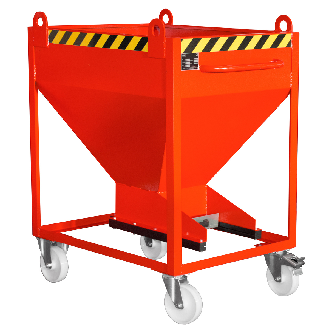 Silobehälter SR-D 375, lackiert, Feuerrot-Beschreibung lesen