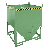 Silobehälter SGS 100, lackiert, Resedagrün