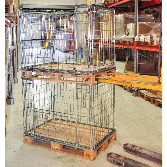 Palettencontainer verzinkt 1020mm hoch vorne halb zu öffnen passend zu Europaletten 1200x800mm Palettencontainer verzinkt 1020mm hoch vorne halb zu öffnen passend zu Europaletten 1200x800mm-Beschreibung lesen