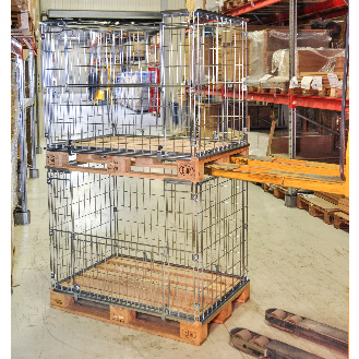 Verzinkter Palettencontainer 1020 mm mit Frontöffnung-Beschreibung lesen